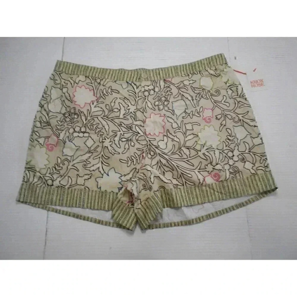 NWT Knox Rose Women's Plus Size 3X Shorts Khakis High Rise Back Elastic New - Picture 1 of 4